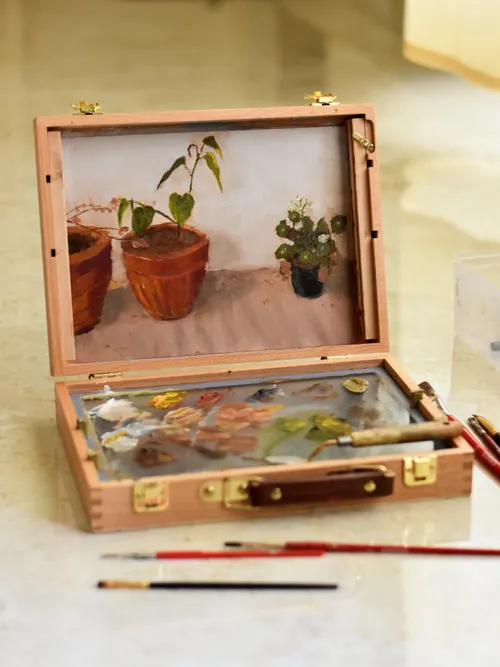 Pochade box modification
